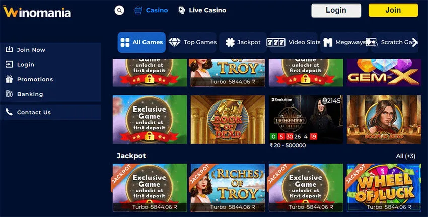 Winomania Casino Slots