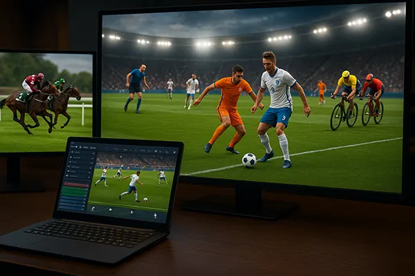 Betting on virtual games