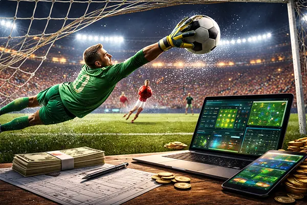 goalkeeper save attempt