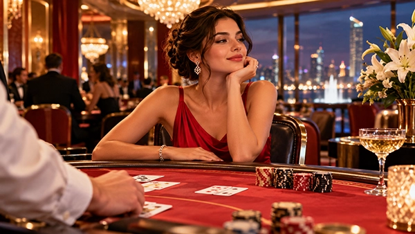 Baccarat dealer cards
